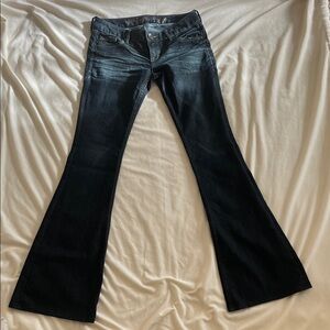 Y2K low rise Express Dark Flare Jeans size 0